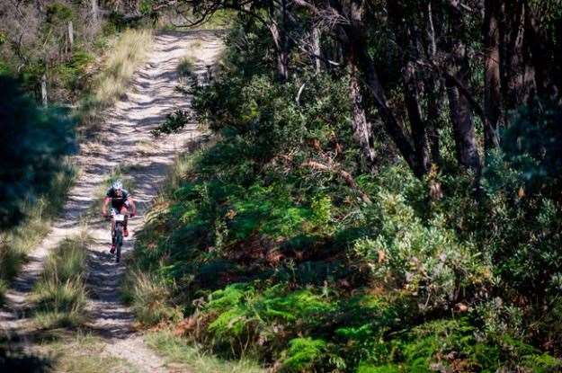 Andy-Blair-charges-his-way-through-Tomaree-National-Park