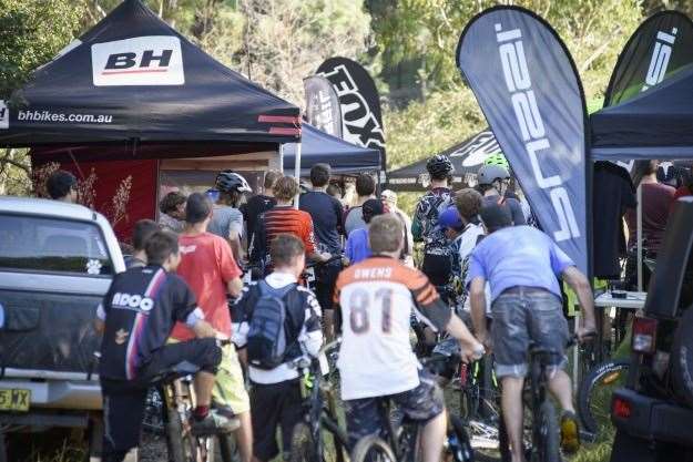 Rider briefing before the fun began.