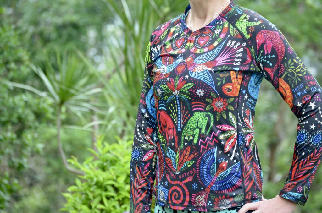 Jungle Jungle Women’s Long Sleeve MTB Jersey | Mountain bike clothing for the summer