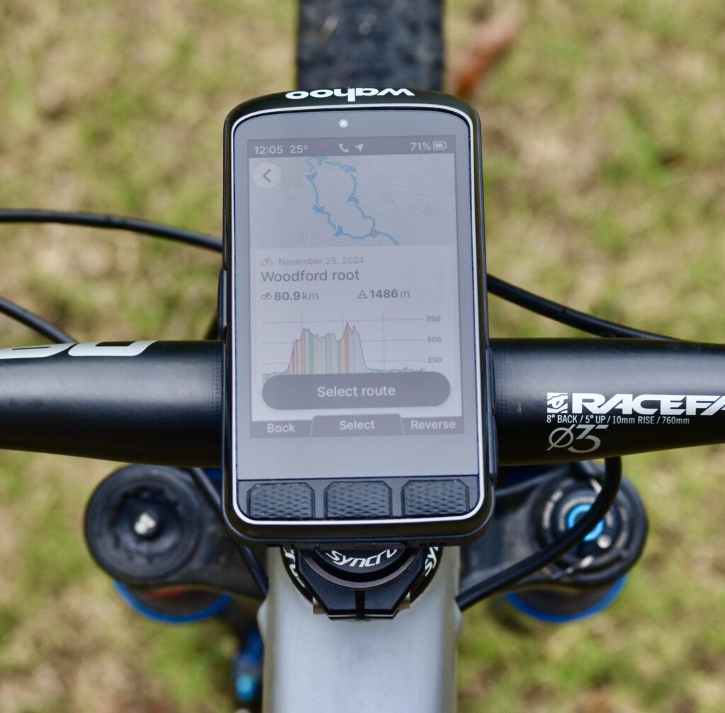 Maps on the Wahoo ELEMNT Ace
