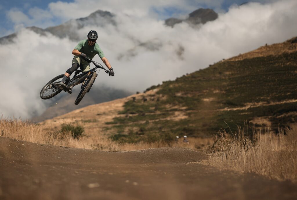 Riding Shimano XTR in Wanaka