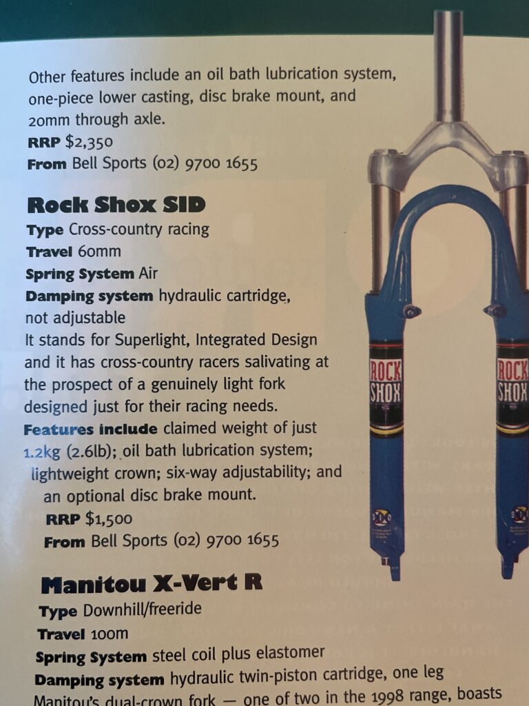 The original Rochsox Sid in AMB 1998