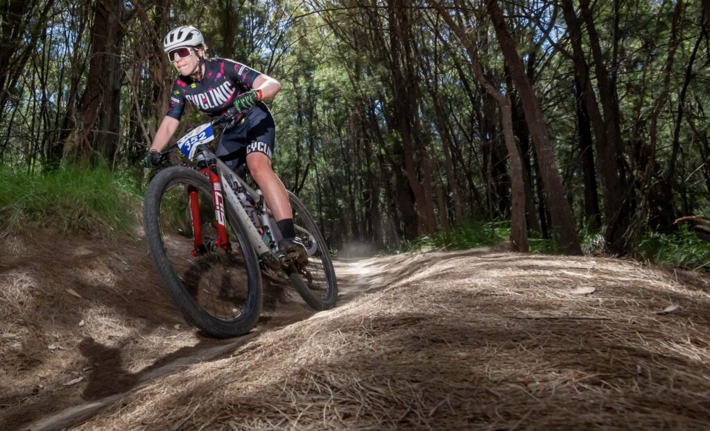 Photo from the 2025 Chicks in the Sticks at Scribbly Gums Conservation Area, hosted by RATS Cycling Club. Photo by Element Photo and Video Productions.