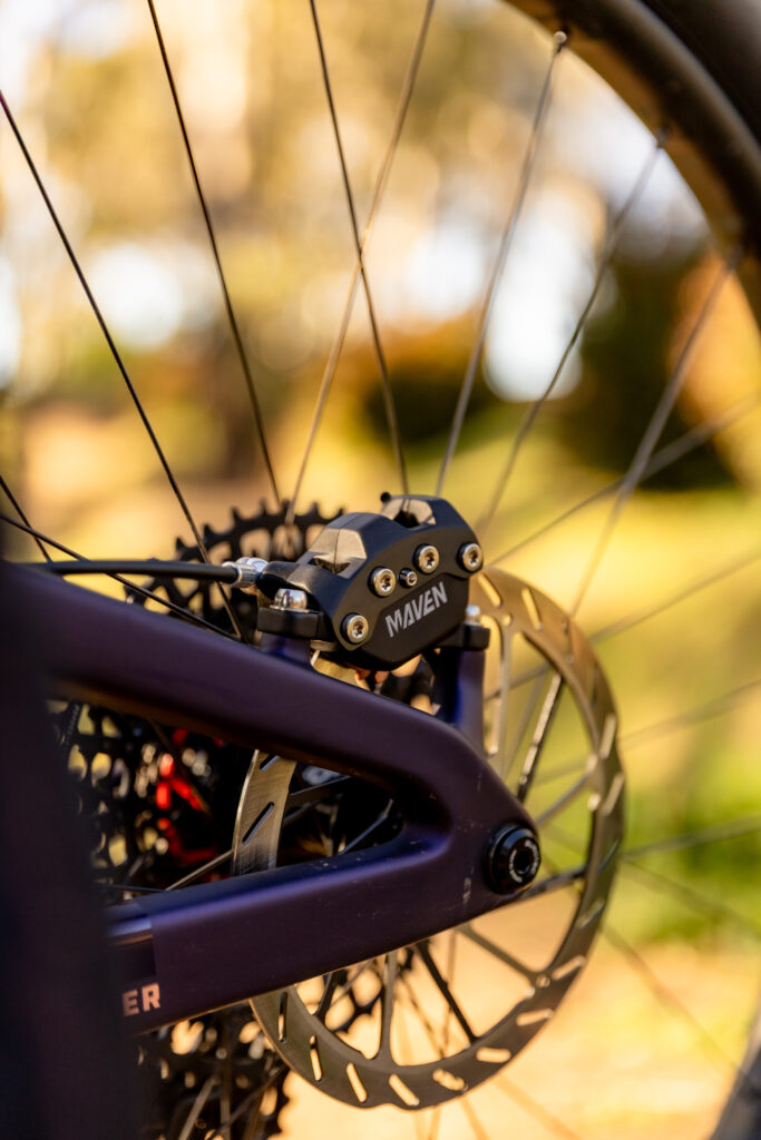 SRAM Maven Brakes on Santa Cruz Hightower