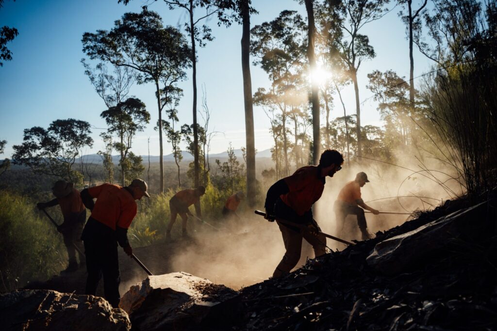 Building mountain bike trails