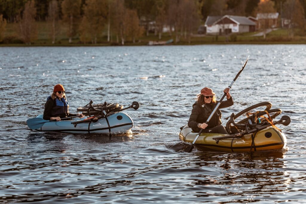 Packrafting in finland