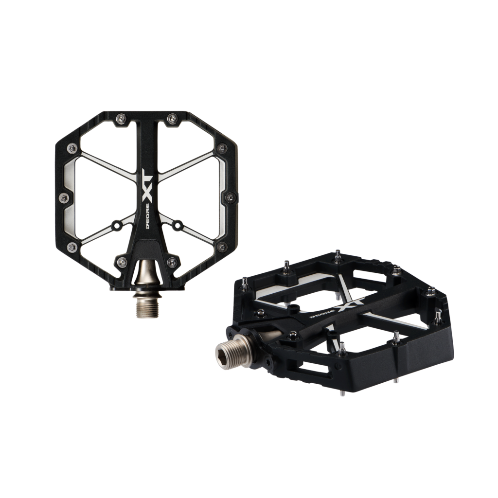 Shimano XT flat pedals
