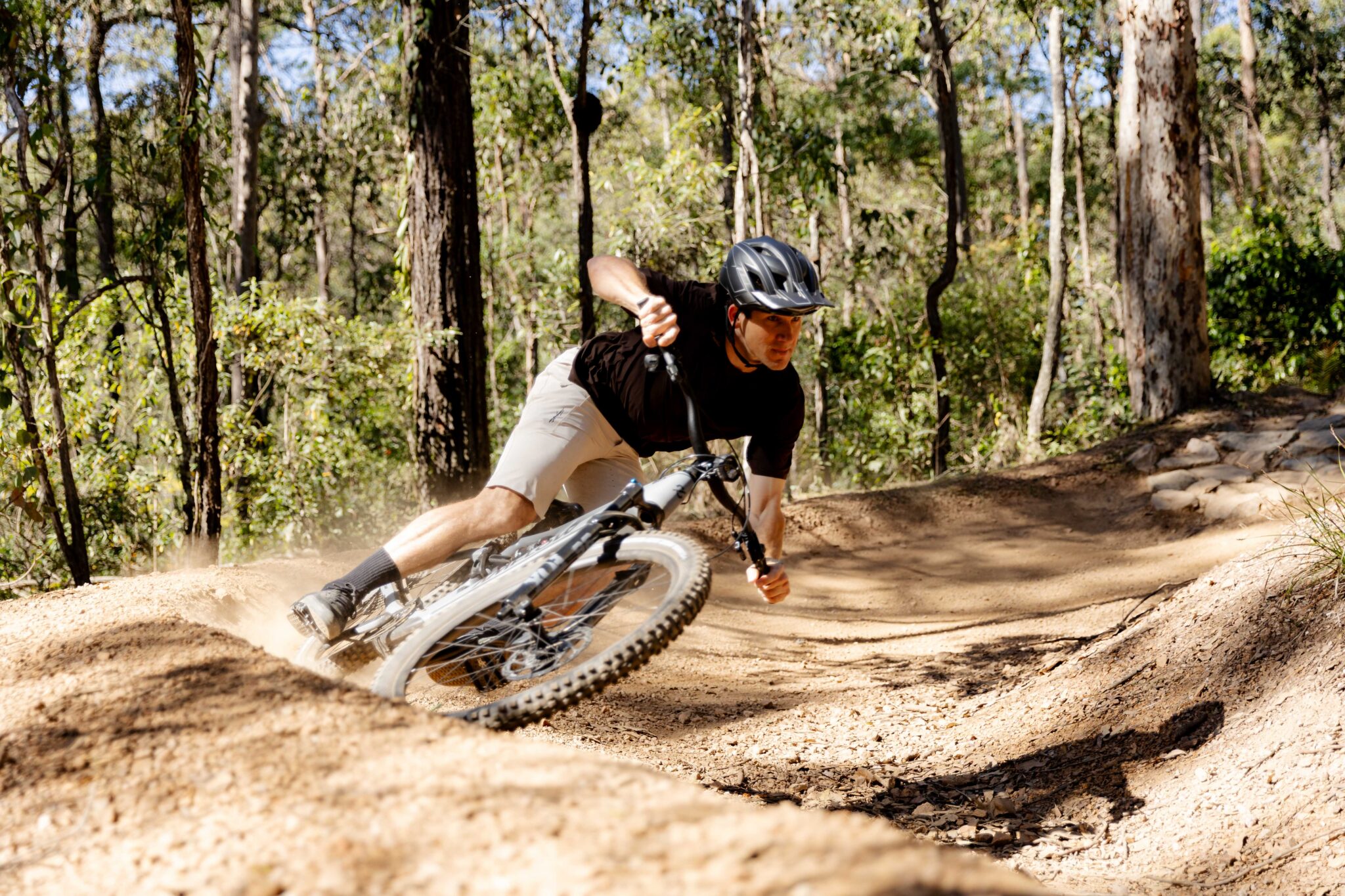 Cameron Allonby cornering the Amflow PR Carbon Pro