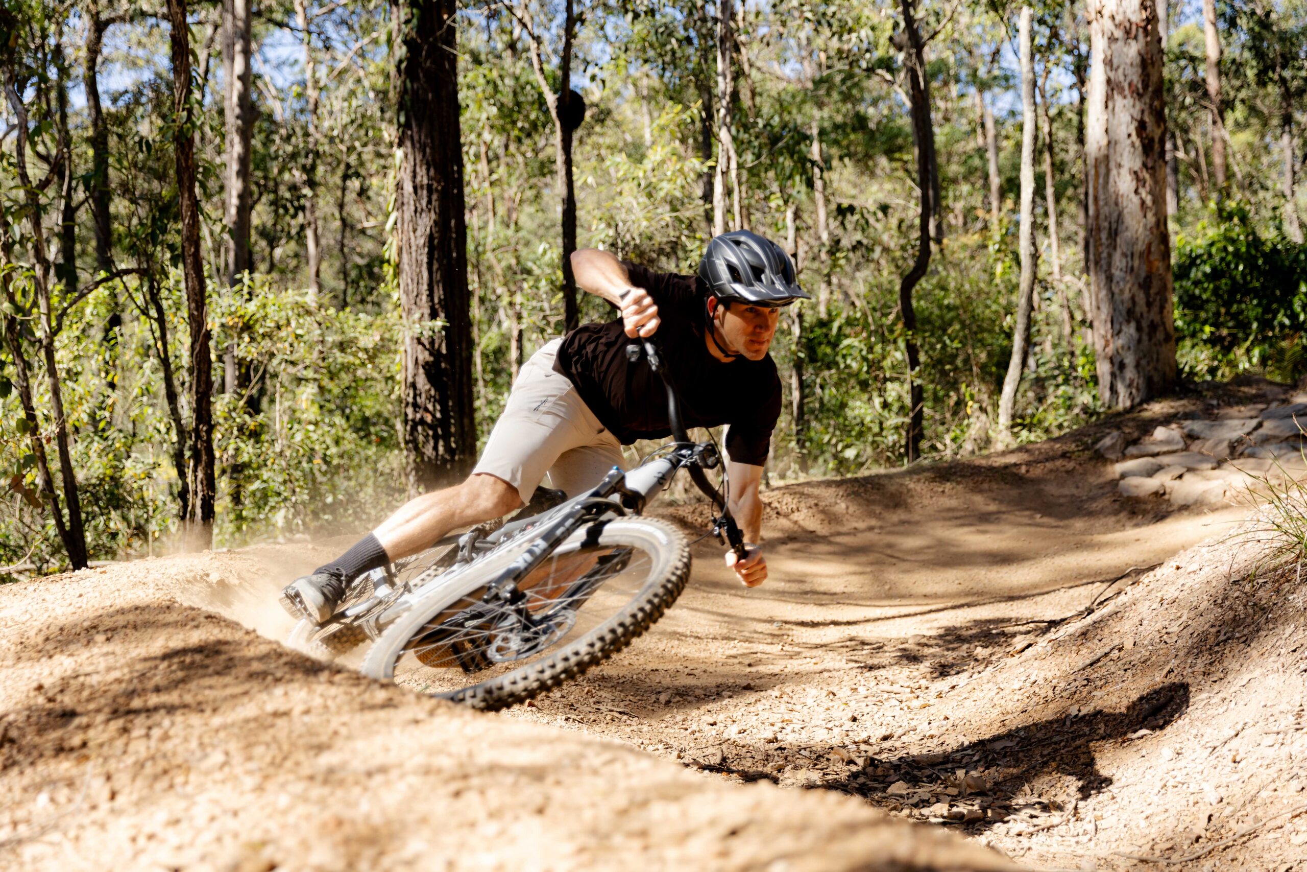 Cameron Allonby cornering the Amflow PR Carbon Pro